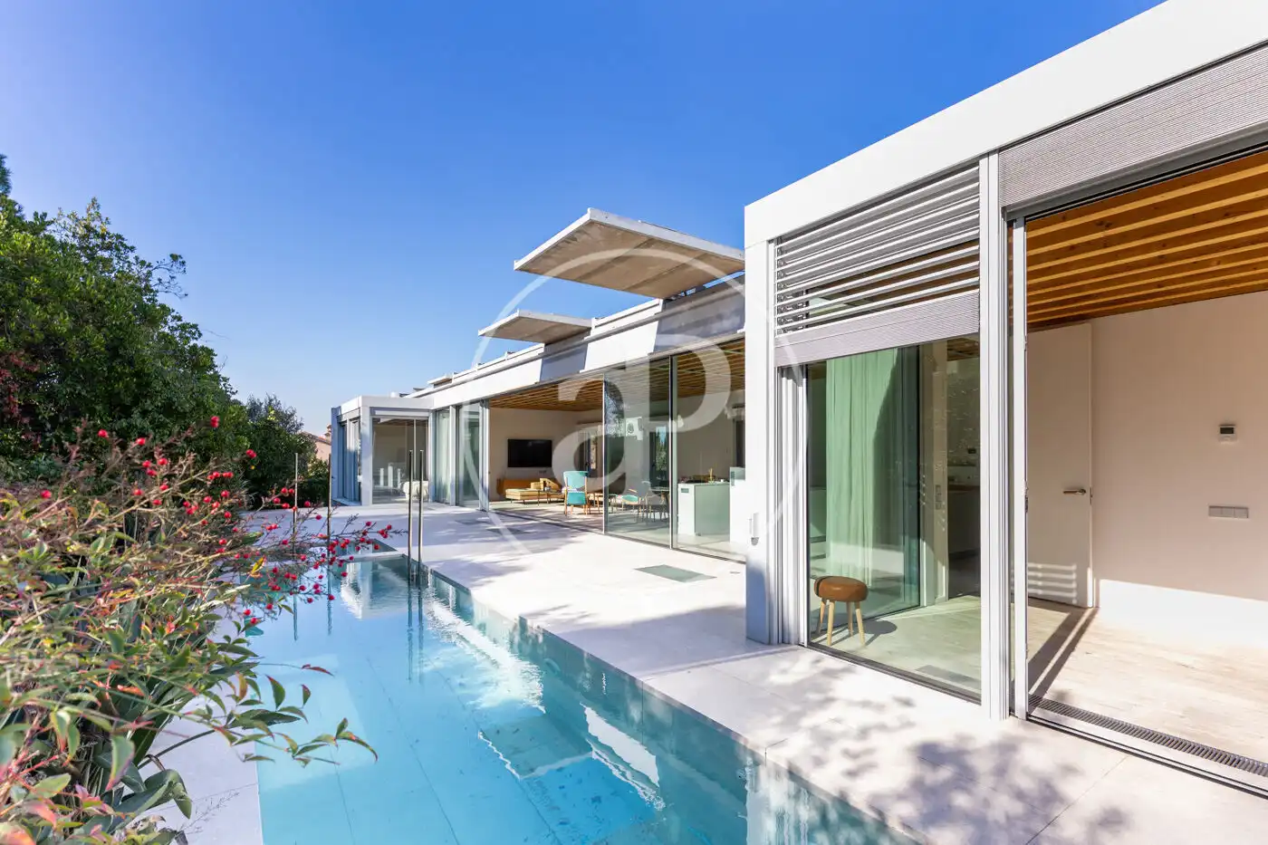 Exterior view of Houses for sale in Sant Cugat del Vallès  with Air Conditioner, Heating and Private garden