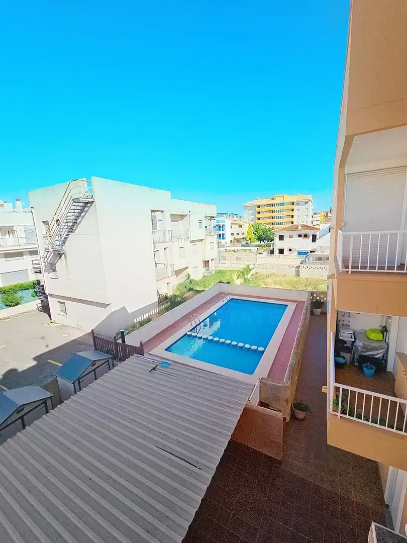 Swimming pool of Flat for sale in Miramar  with Air Conditioner, Heating and Terrace