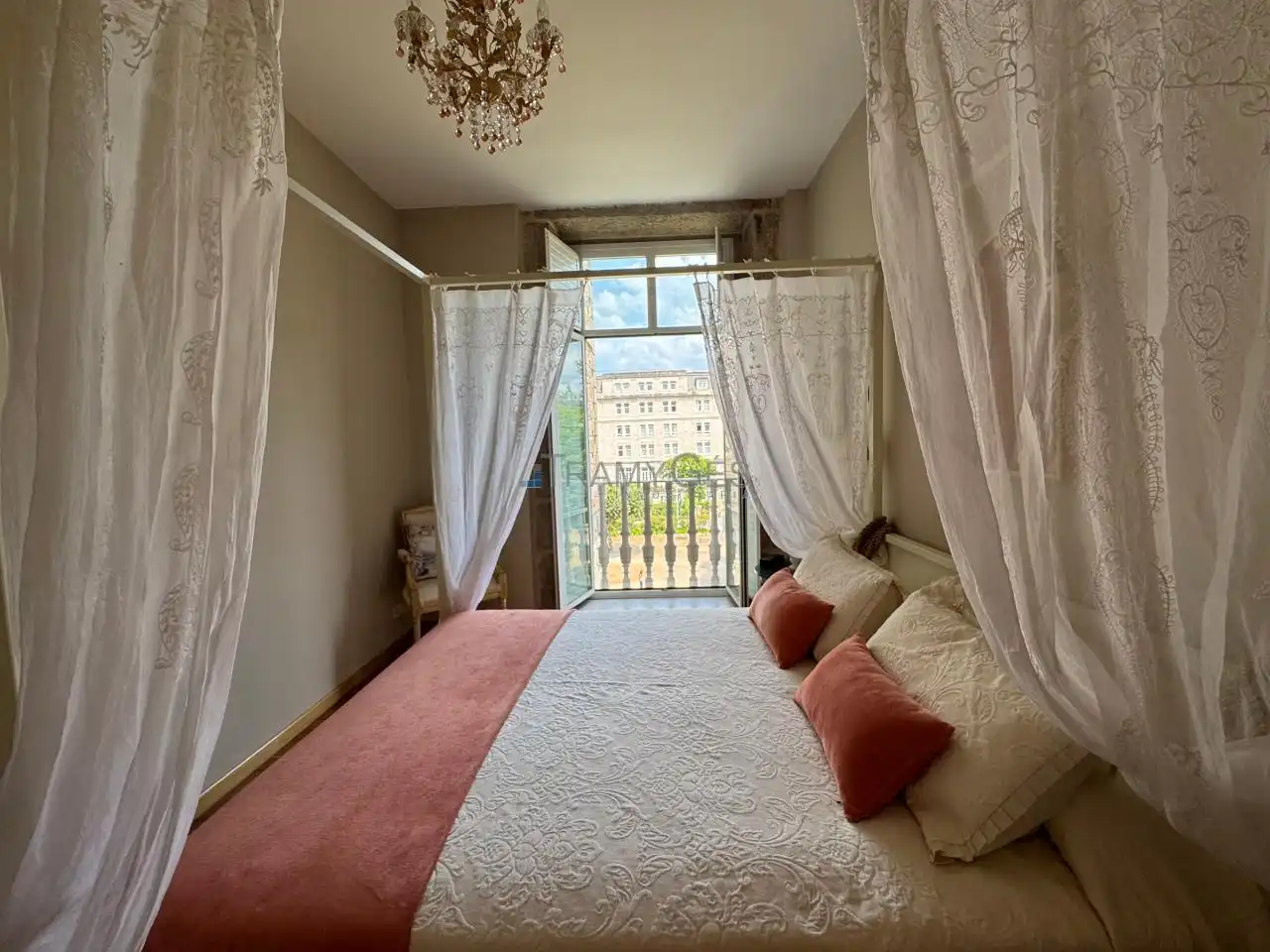 Schlafzimmer von Wohnungen zur Miete in Mondariz-Balneario mit Heizung und Möbliert