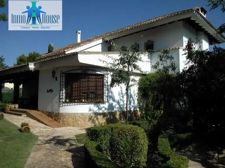 Exterior view of Houses for sale in Albacete  with Private garden, Terrace and Swimming Pool