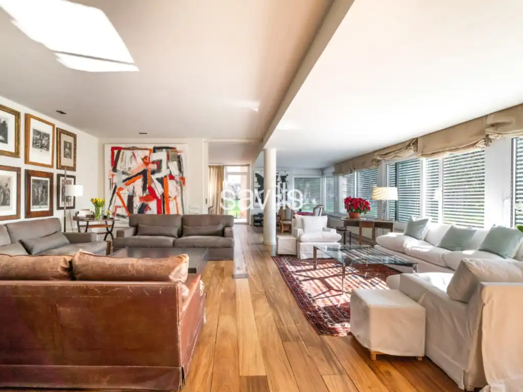 Wohnzimmer von Haus oder Chalet zur Miete in Esplugues de Llobregat mit Privatgarten, Terrasse und Schwimmbad