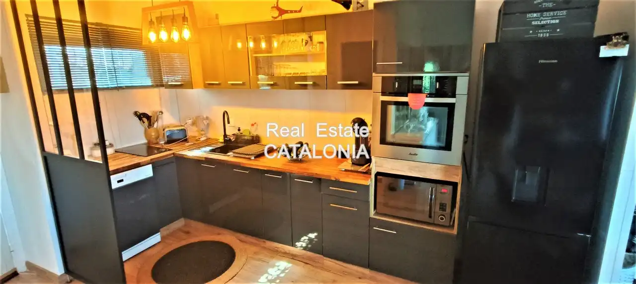 Cuina de Casa o xalet en venda en Lloret de Mar amb Aire condicionat, Calefacció i Jardí privat