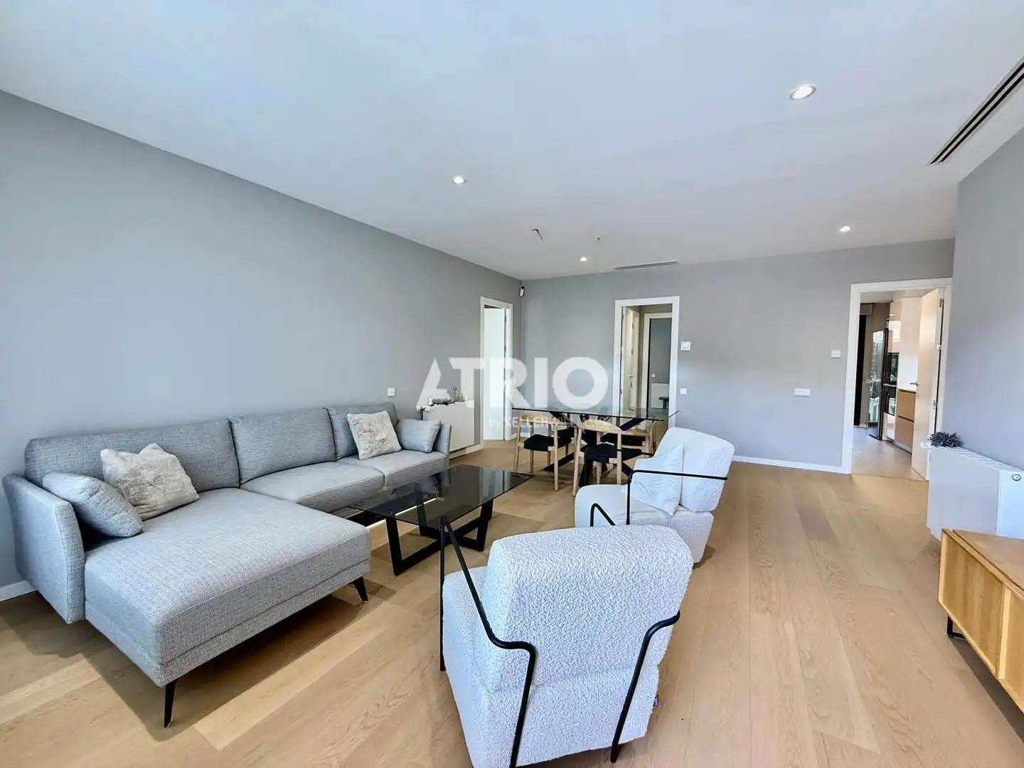 Sala de estar de Piso de alquiler en  Palma de Mallorca con Aire acondicionado, Jardín privado y Trastero