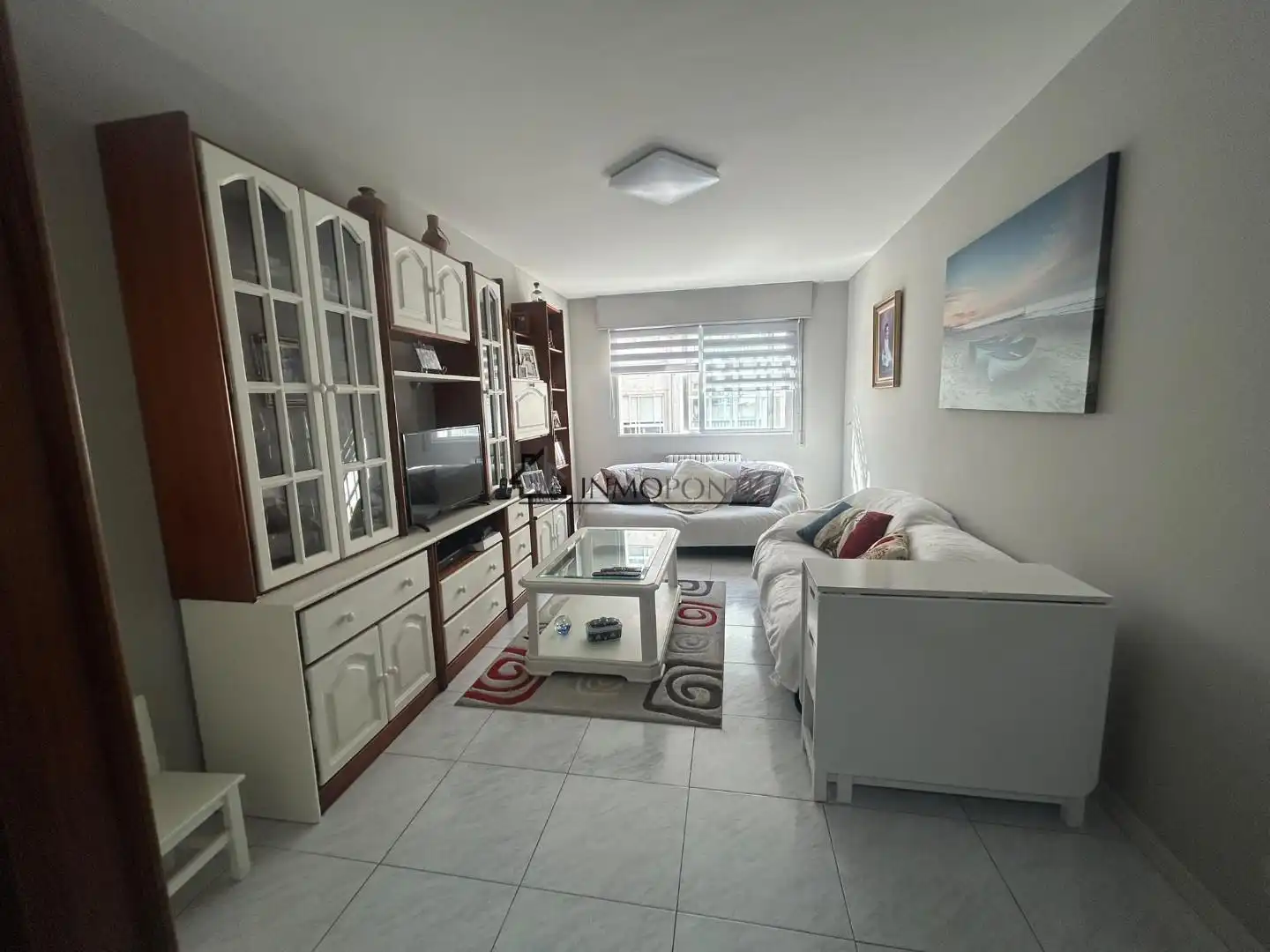 Sala d'estar de Apartament de lloguer en Poio amb Moblat