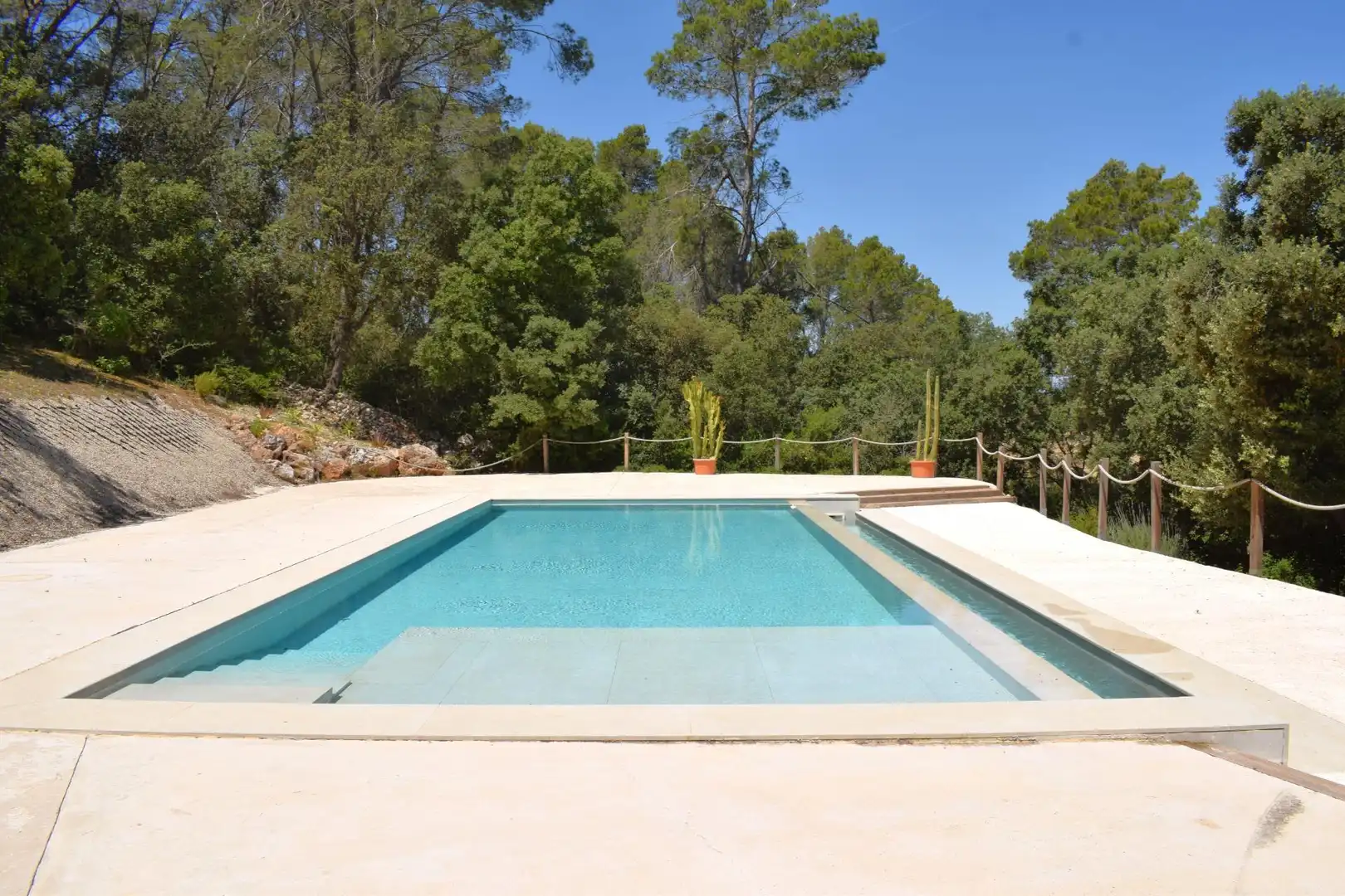 Swimming pool of Country homes for rent in Sineu  with Air Conditioner, Private garden and Terrace
