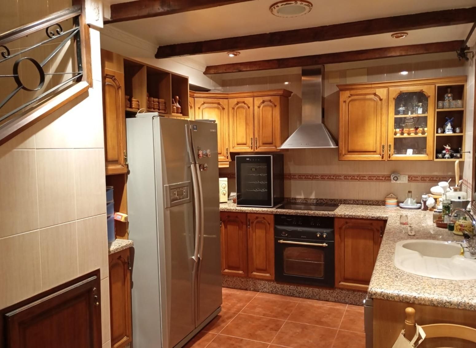 Cuina de Finca rústica en venda en Alicante / Alacant amb Jardí privat