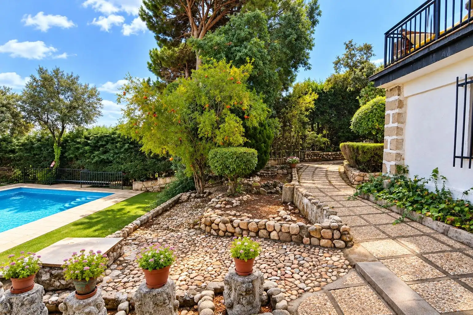 Jardí de Casa o xalet en venda en Villa del Prado, Madrid