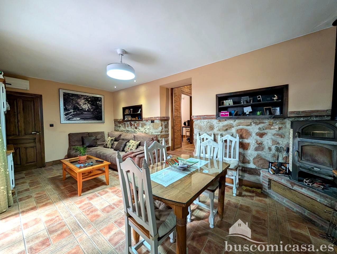 Sala d'estar de Casa o xalet en venda en Guarromán amb Aire condicionat i Terrassa