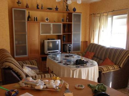 Living room of Flat for sale in Badajoz Capital  with Air Conditioner, Terrace and Furnished