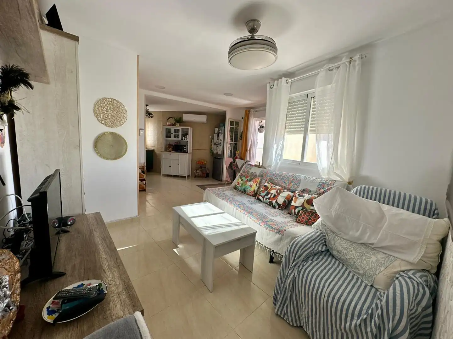 Sala d'estar de Àtic en venda en San Vicente del Raspeig / Sant Vicent del Raspeig amb Aire condicionat i Terrassa
