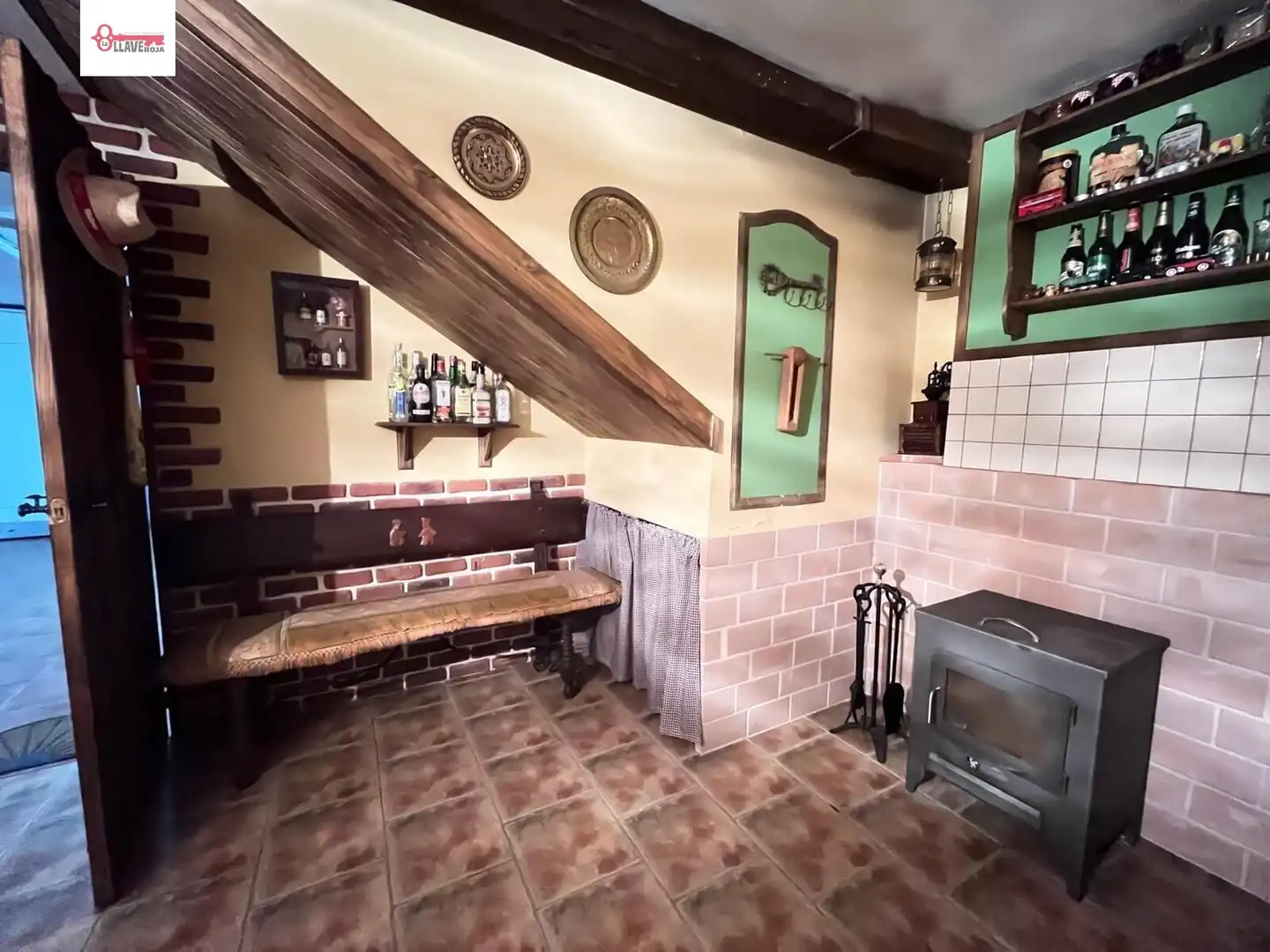 Cocina de Casa adosada en venta en Cardeñajimeno con Calefacción, Jardín privado y Parquet