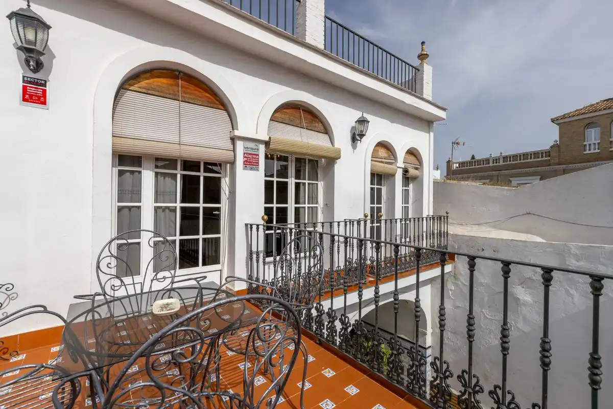 Terrasse von Maisonette zum Verkauf in Bollullos de la Mitación mit Heizung, Privatgarten und Abstellraum