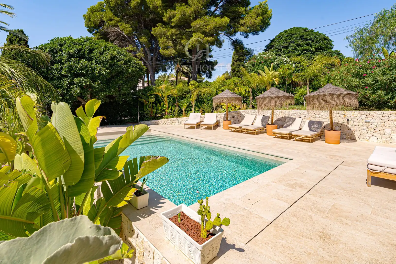 Garden of Houses for sale in Jávea / Xàbia  with Air Conditioner, Private garden and Terrace