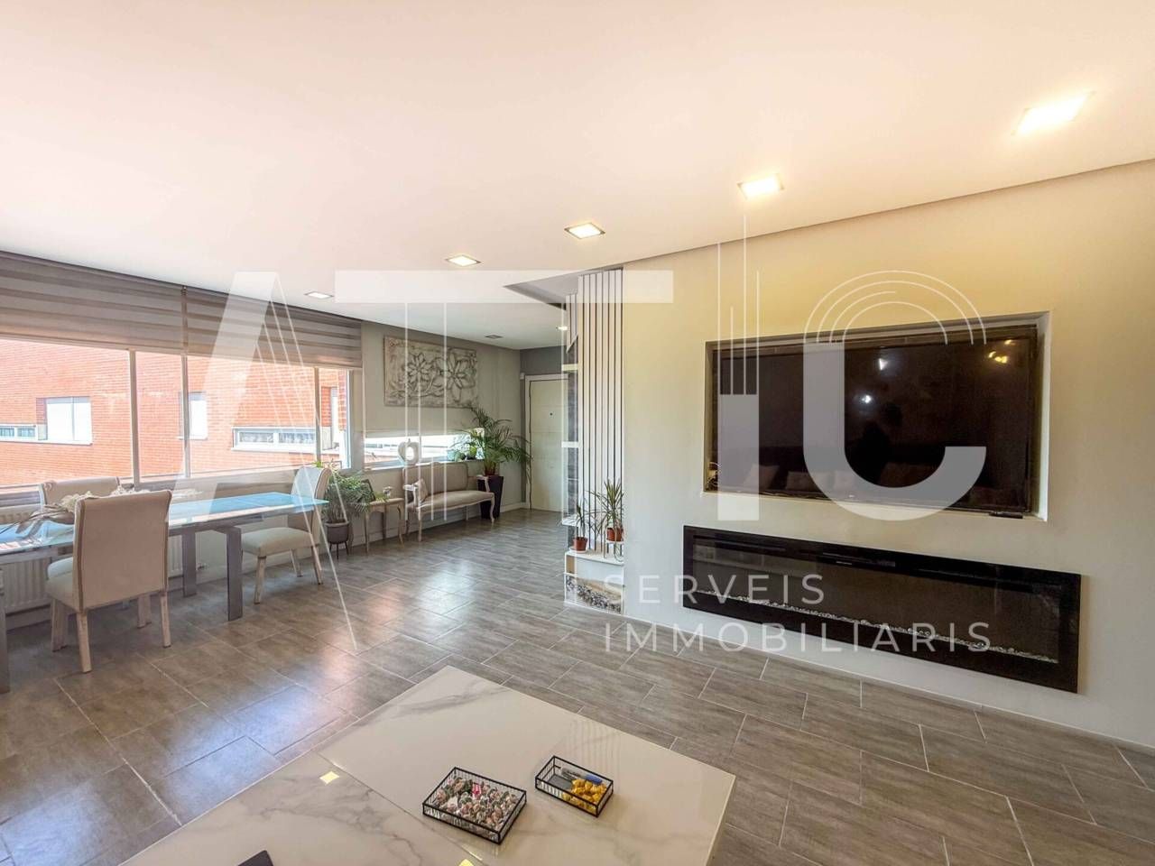 Living room of Flat for sale in Sabadell  with Air Conditioner, Heating and Terrace
