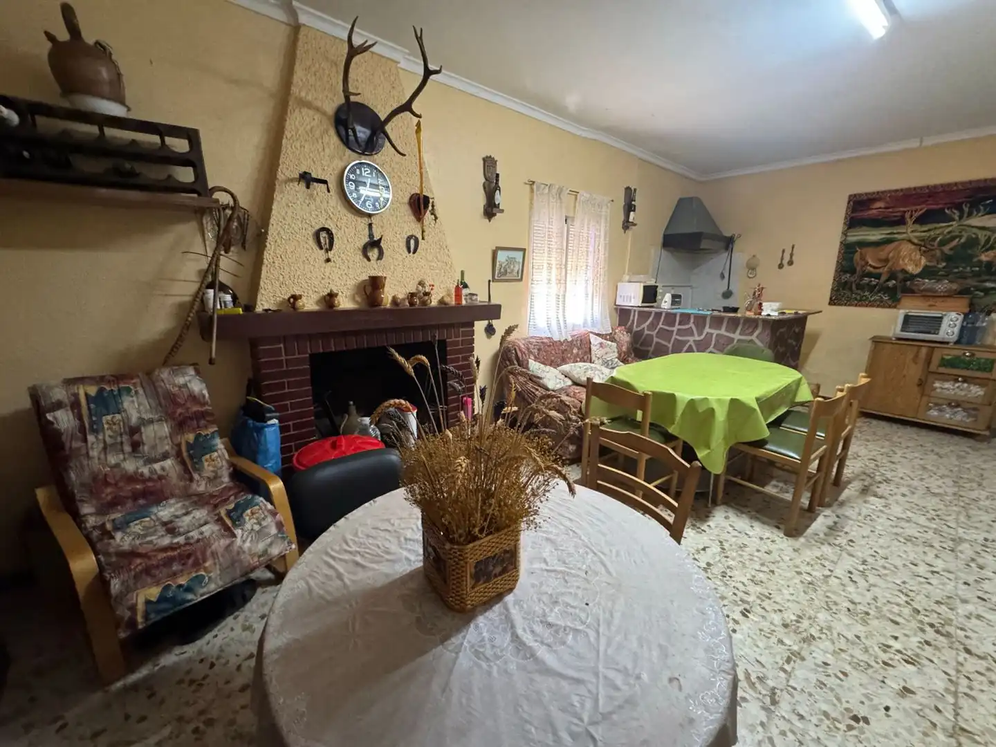 Comedor de Finca rústica en venta en Valdepeñas con Piscina