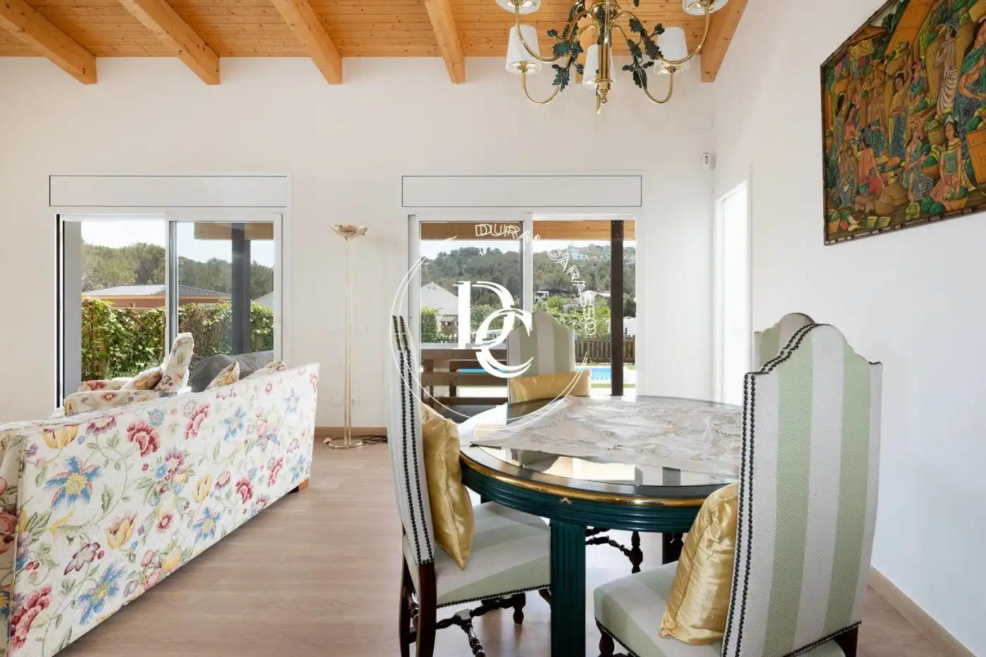 Dining room of Houses for sale in Sant Pere de Ribes  with Air Conditioner, Heating and Private garden