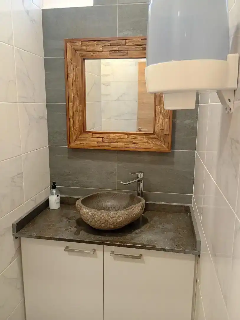 Bathroom of Office for rent in Blanes  with Air Conditioner, Heating and Furnished