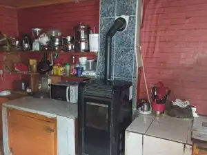 Cuina de Casa o xalet en venda en Langreo amb Jardí privat i Balcó