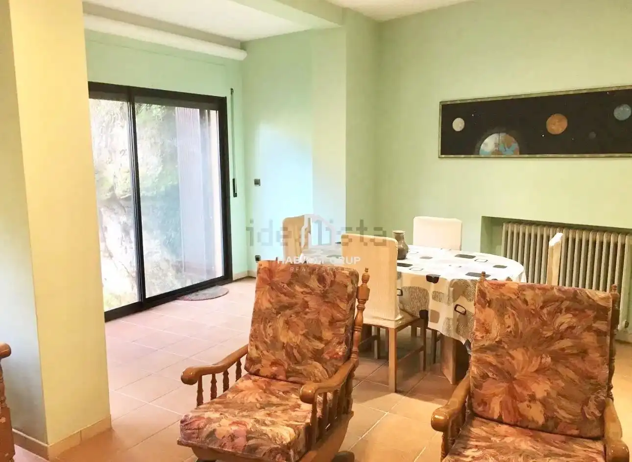 Menjador de Casa o xalet en venda en Santa Pau amb Calefacció, Jardí privat i Terrassa