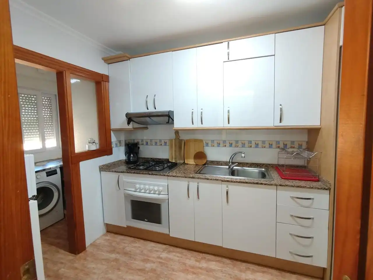 Cocina de Apartamento en venta en La Manga del Mar Menor con Aire acondicionado, Calefacción y Terraza