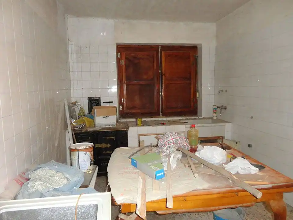 Cocina de Casa adosada en venta en Hontoria del Pinar con Jardín privado