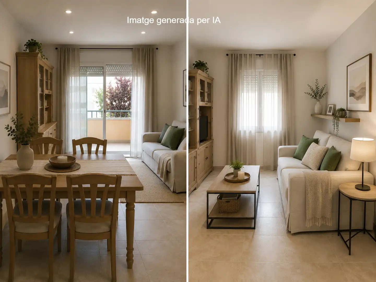 Sala de estar de Apartamento en venta en Calafell con Trastero, Amueblado y Horno