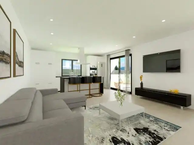 Living room of Houses for sale in Monforte del Cid