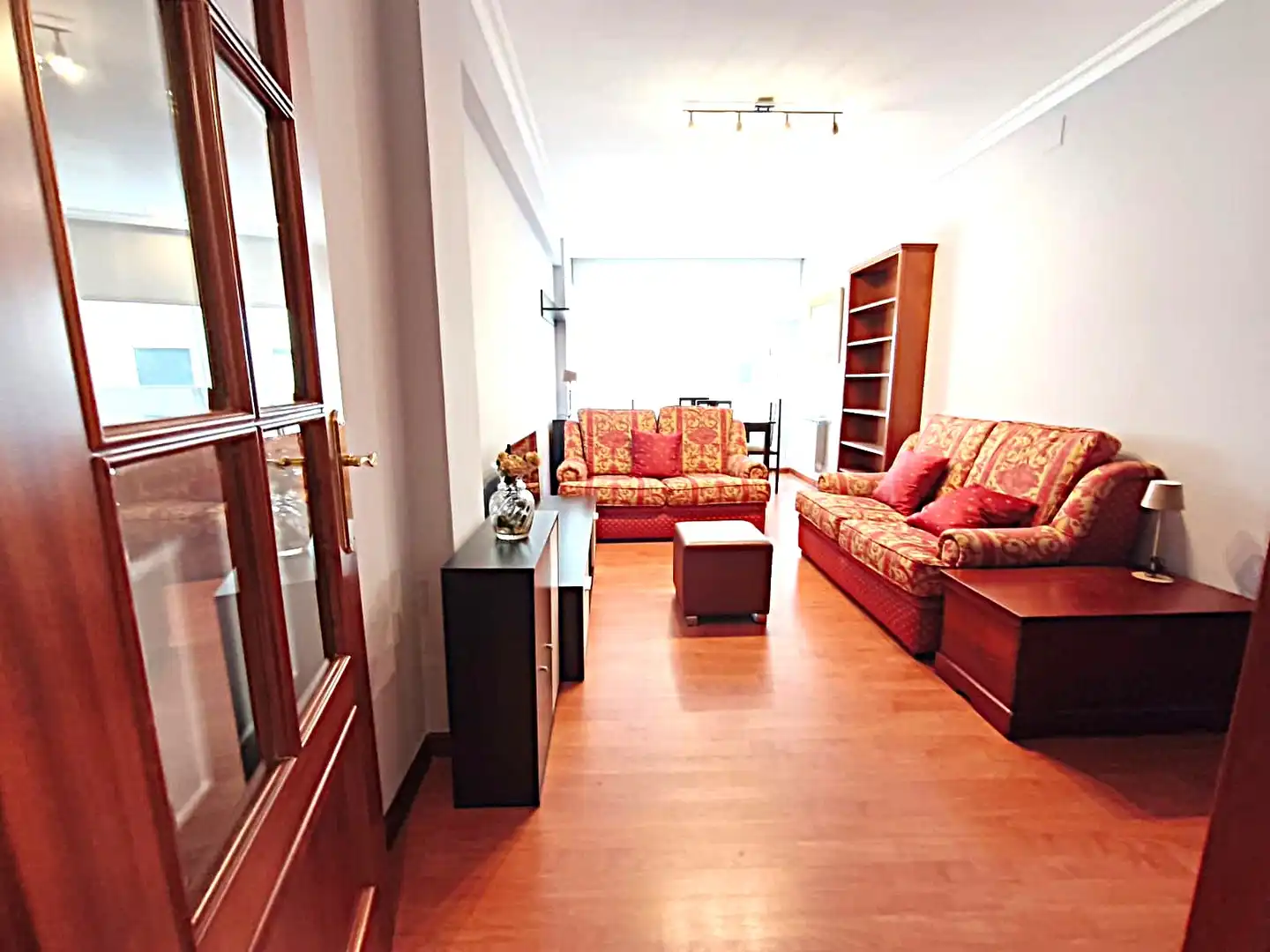 Living room of Flat for rent in Vigo   with Parquet flooring and Furnished