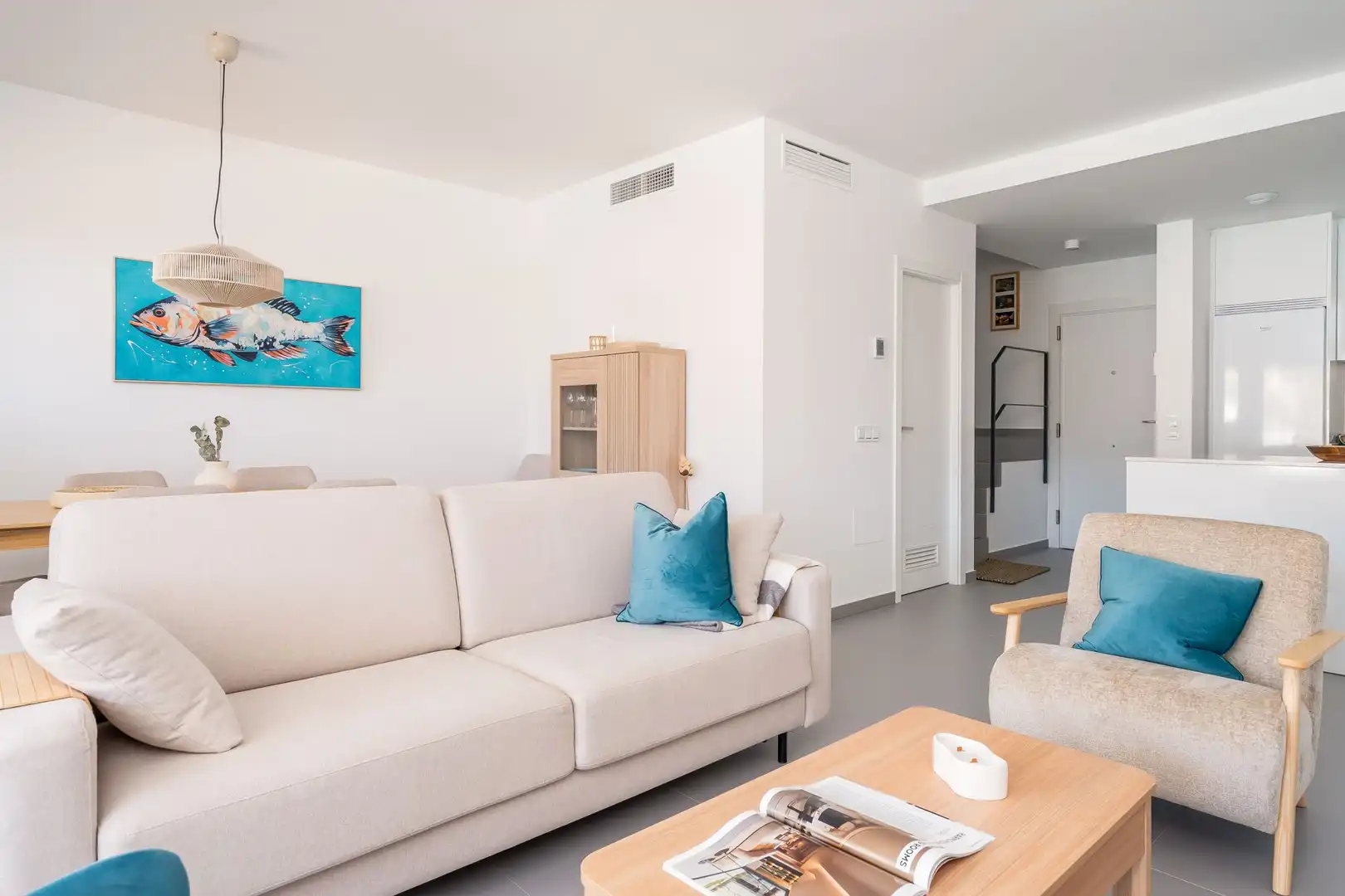 Sala de estar de Dúplex en venta en Benalmádena con Terraza
