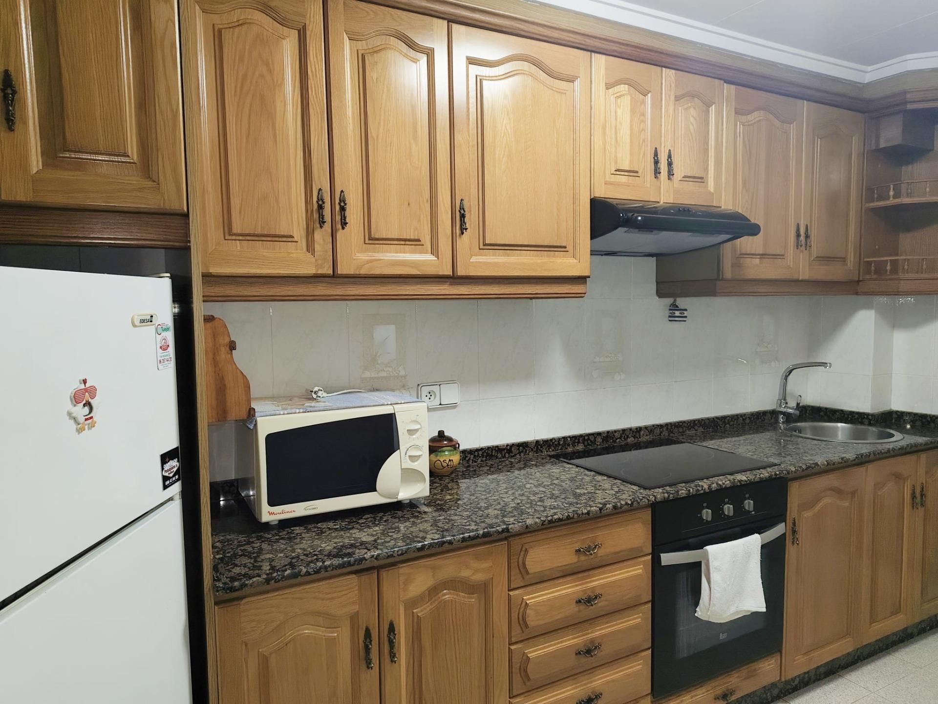 Kitchen of Flat for sale in  Valencia Capital  with Air Conditioner and Terrace