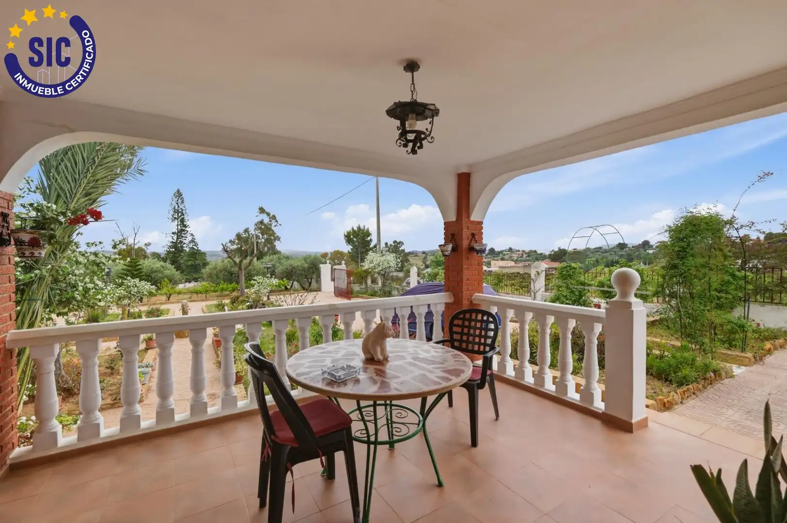 Terraza de Casa o chalet en venta en Montroi / Montroy con Jardín privado, Terraza y Piscina