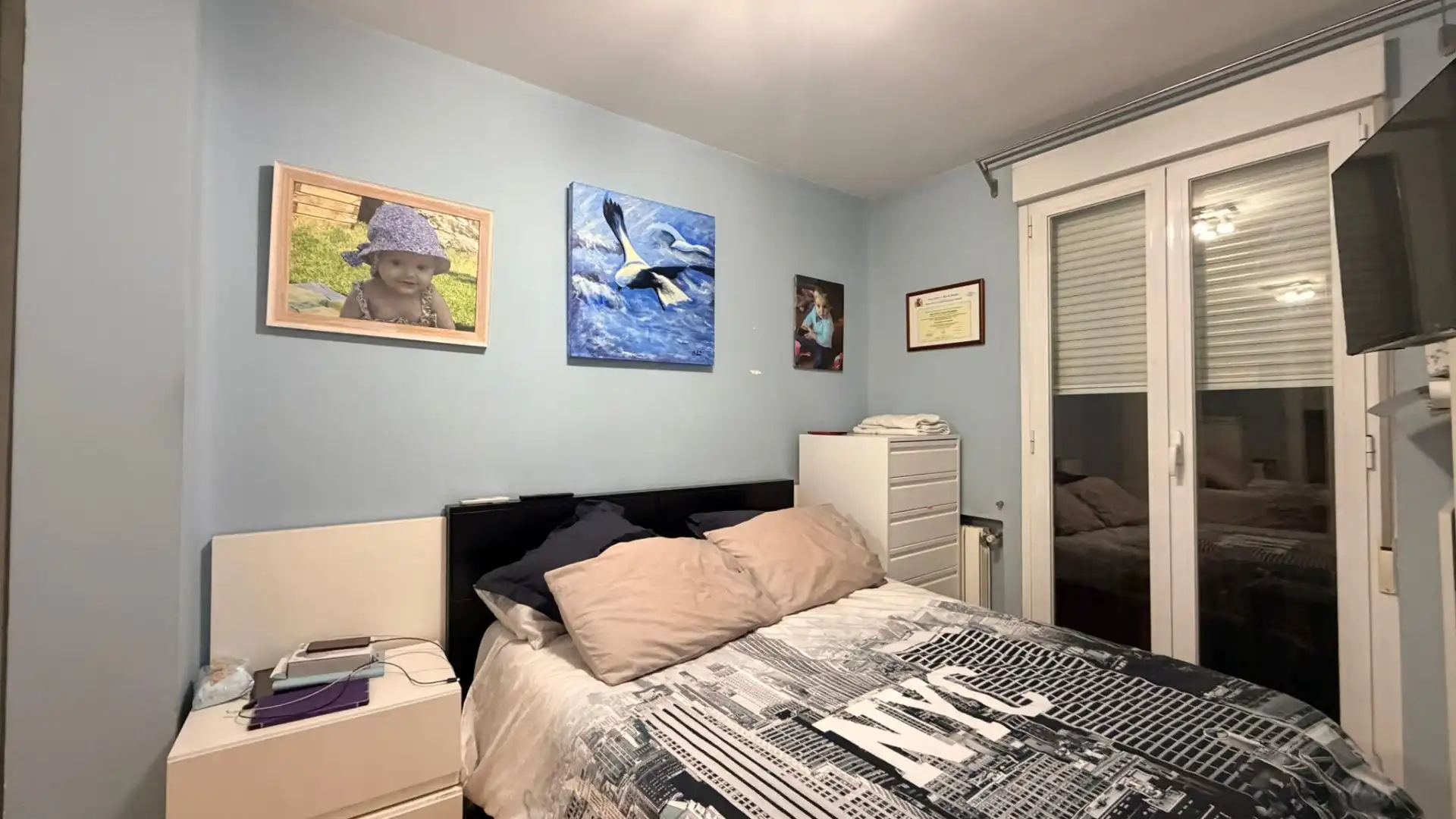 Schlafzimmer von Wohnung zum Verkauf in Madrid mit Klimaanlage, Heizung und Möbliert