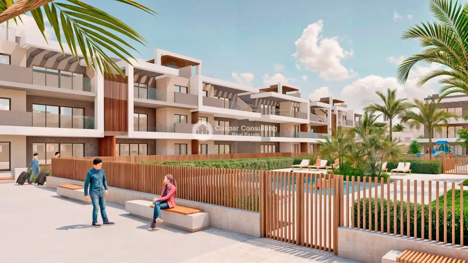 Vista exterior de Apartamento en venta en Pilar de la Horadada con Aire acondicionado, Calefacción y Jardín privado