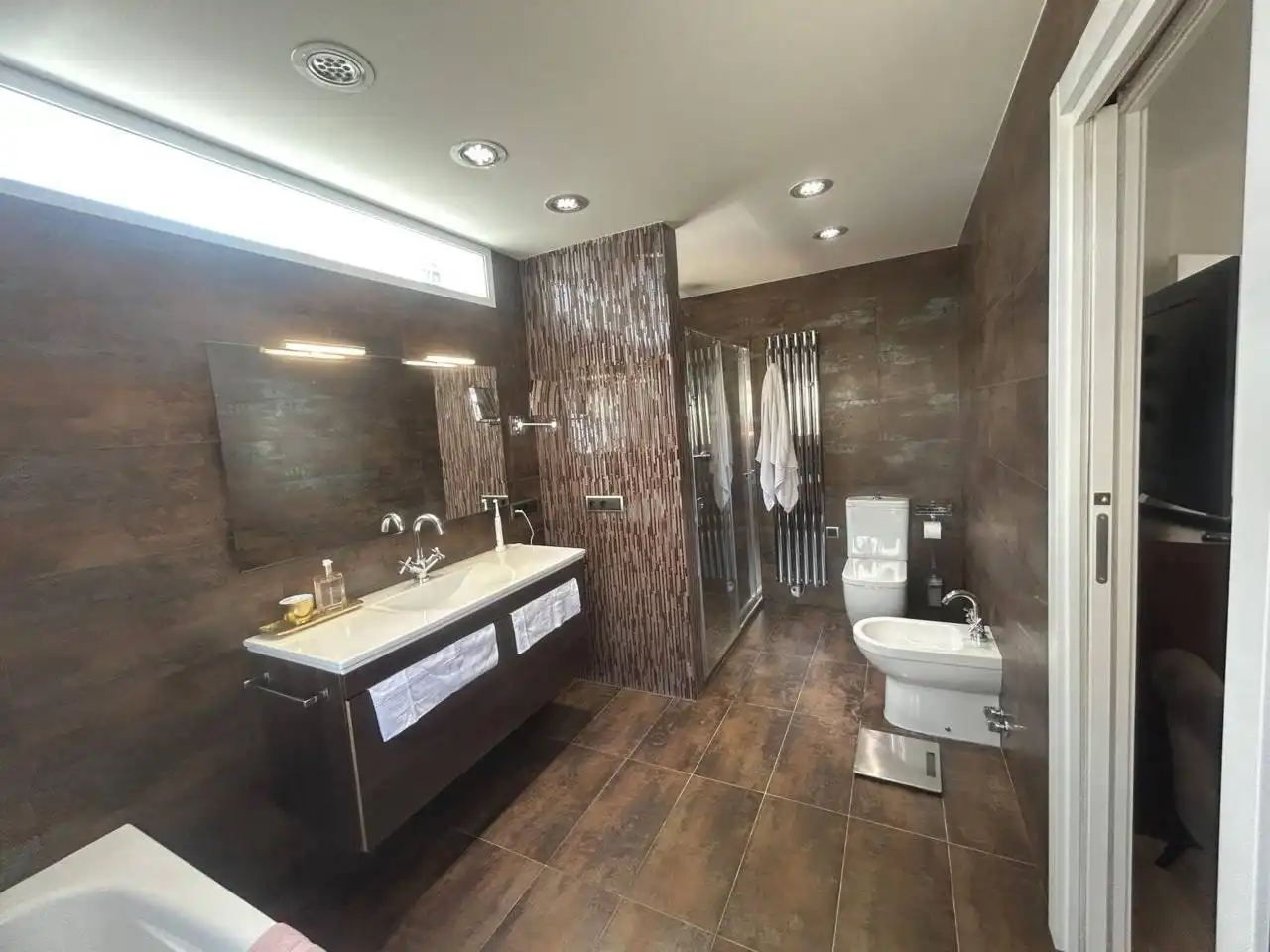 Bathroom of Houses for sale in Roquetas de Mar  with Air Conditioner, Private garden and Terrace