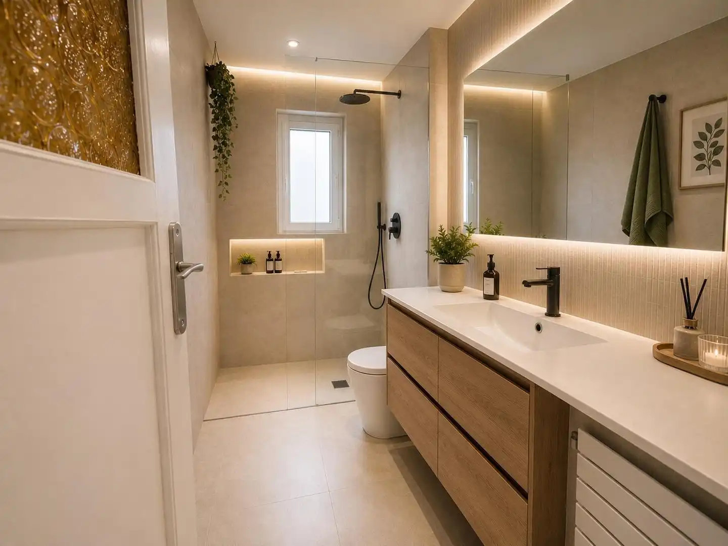 Baño de Apartamento en venta en Madrid con Aire acondicionado, Calefacción y Parquet