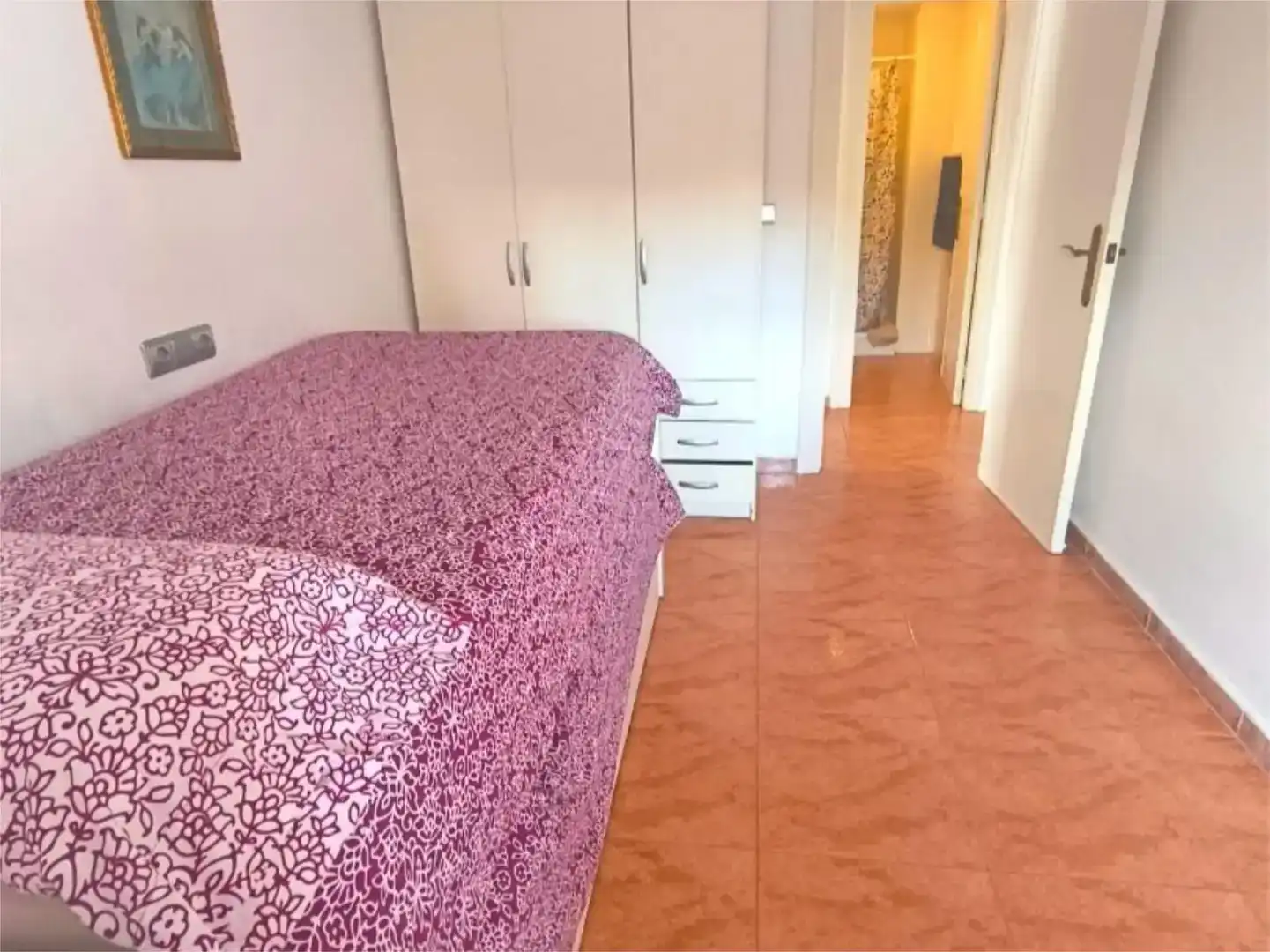 Schlafzimmer von Wohnung zur Miete in Almuñécar mit Klimaanlage und Balkon