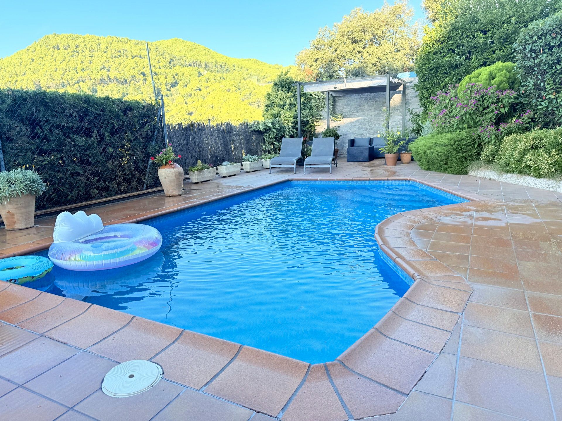 Piscina de Casa o xalet en venda en Sant Feliu de Codines amb Aire condicionat, Calefacció i Jardí privat