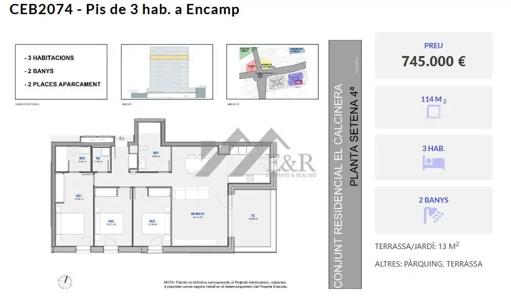 3-bedroom flat for sale in Encamp · 59 of 60