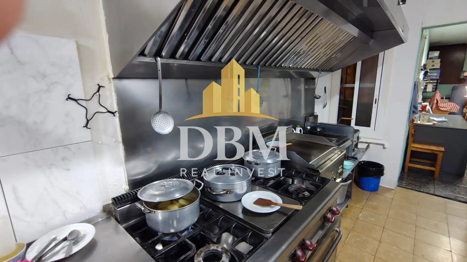 Cocina de Local en traspaso en Barcelona con Aire acondicionado, Calefacción y Terraza