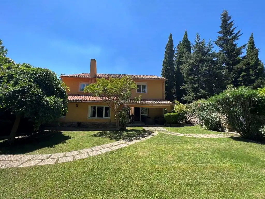 Jardí de Casa o xalet en venda en Galapagar amb Aire condicionat, Jardí privat i Piscina