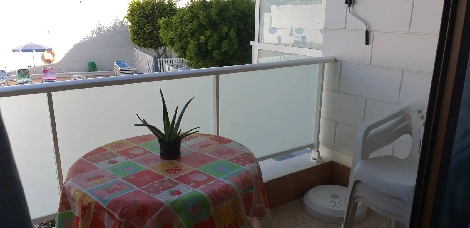 Terraza de Apartamento de alquiler en San Bartolomé de Tirajana con Aire acondicionado, Amueblado y Balcón
