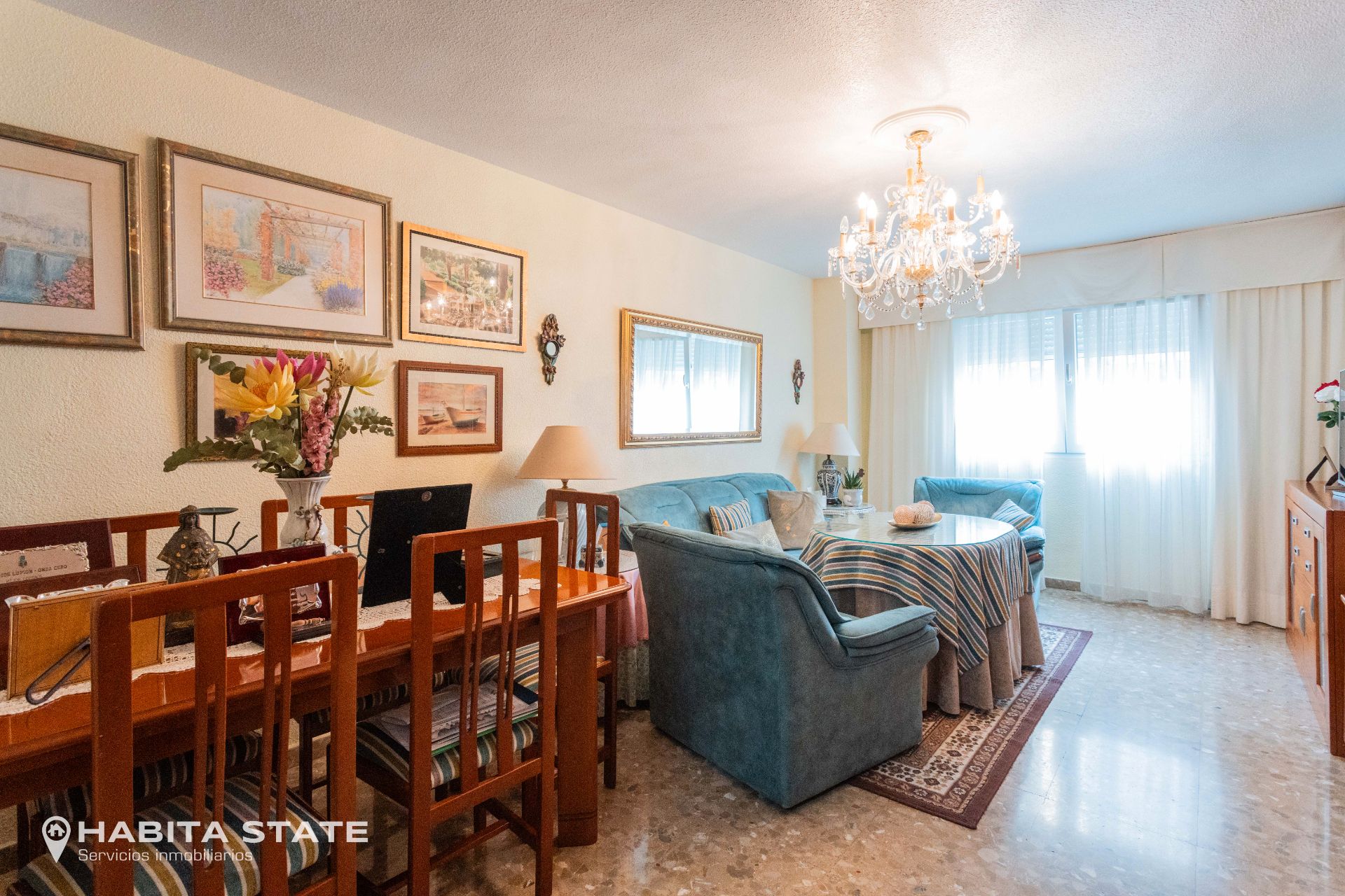 Exterior view of Flat for sale in  Almería Capital  with Air Conditioner, Private garden and Terrace