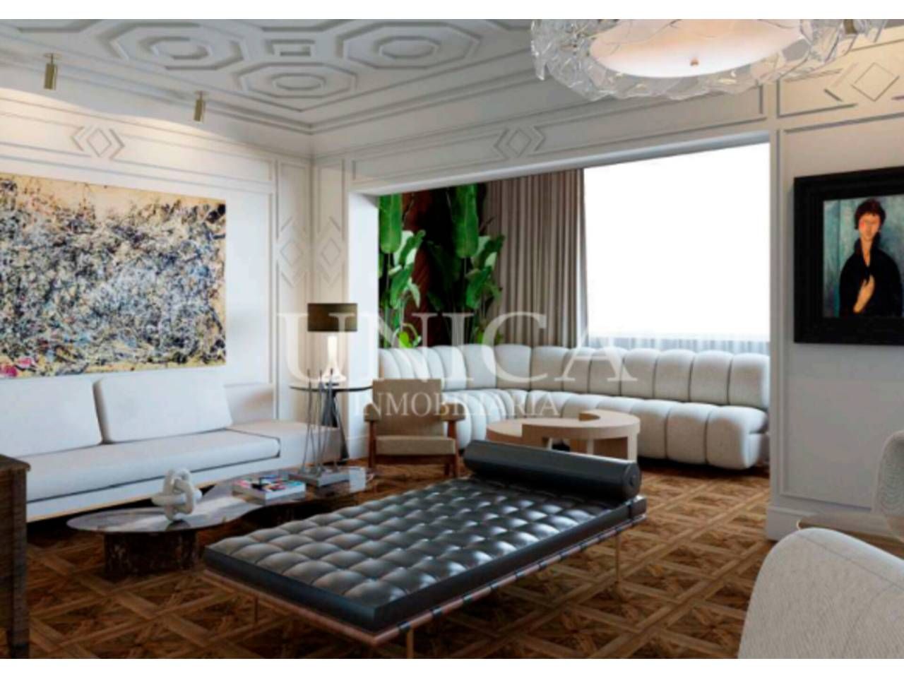 Sala d'estar de Pis en venda en  Madrid Capital amb Aire condicionat, Calefacció i Parquet