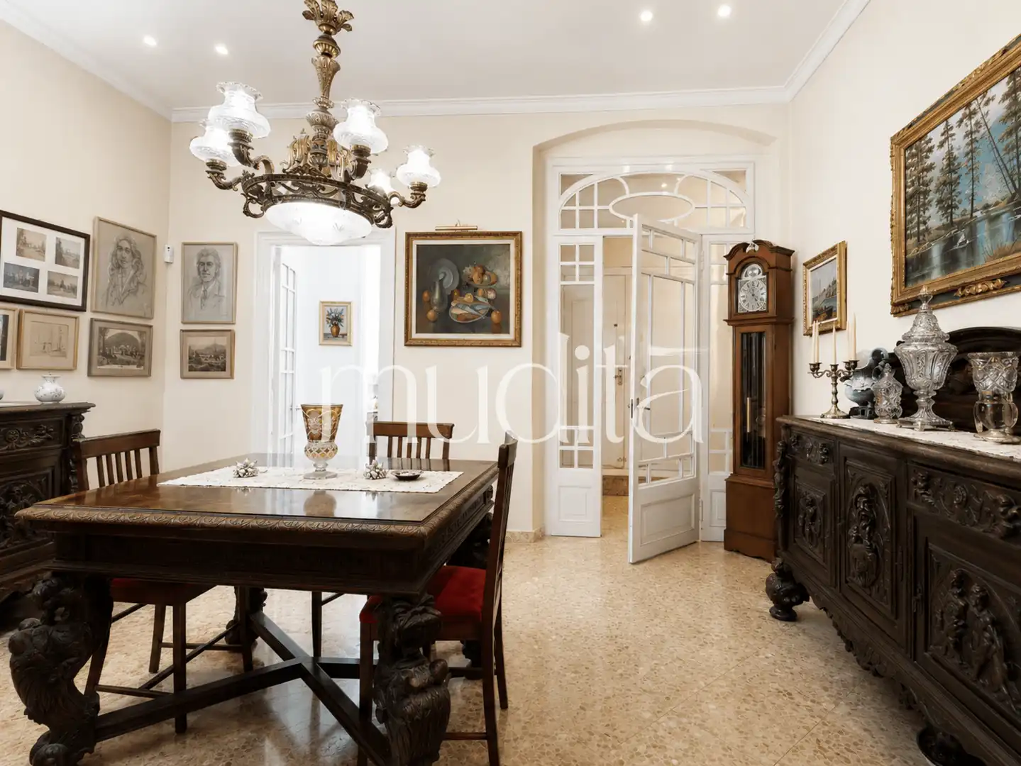 Comedor de Casa adosada en venta en El Masnou con Trastero y Balcón