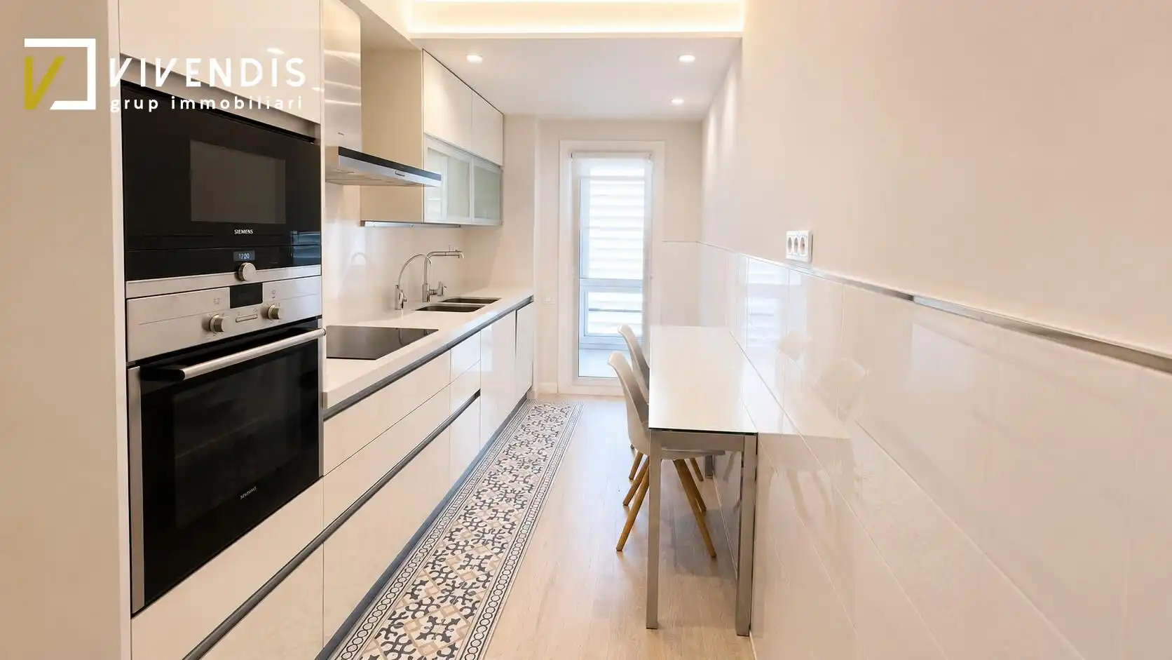 Cocina de Piso de alquiler en Lleida con Aire acondicionado, Calefacción y Amueblado