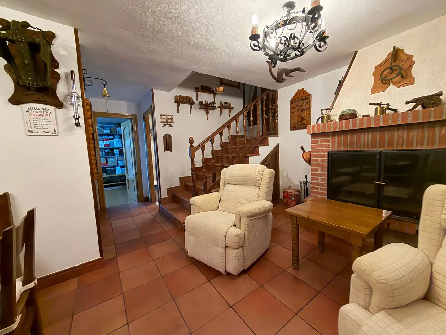 Sala d'estar de Casa adosada en venda en Zorraquín amb Calefacció, Jardí privat i Traster