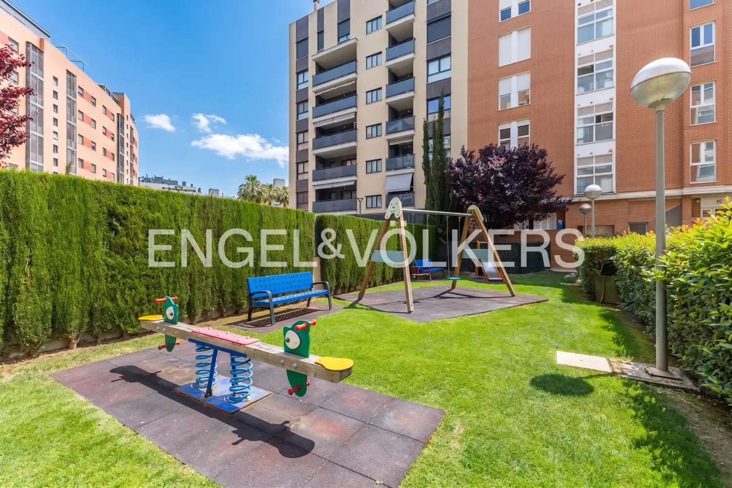 Terrasse von Wohnung zum Verkauf in Valencia mit Klimaanlage, Heizung und Privatgarten