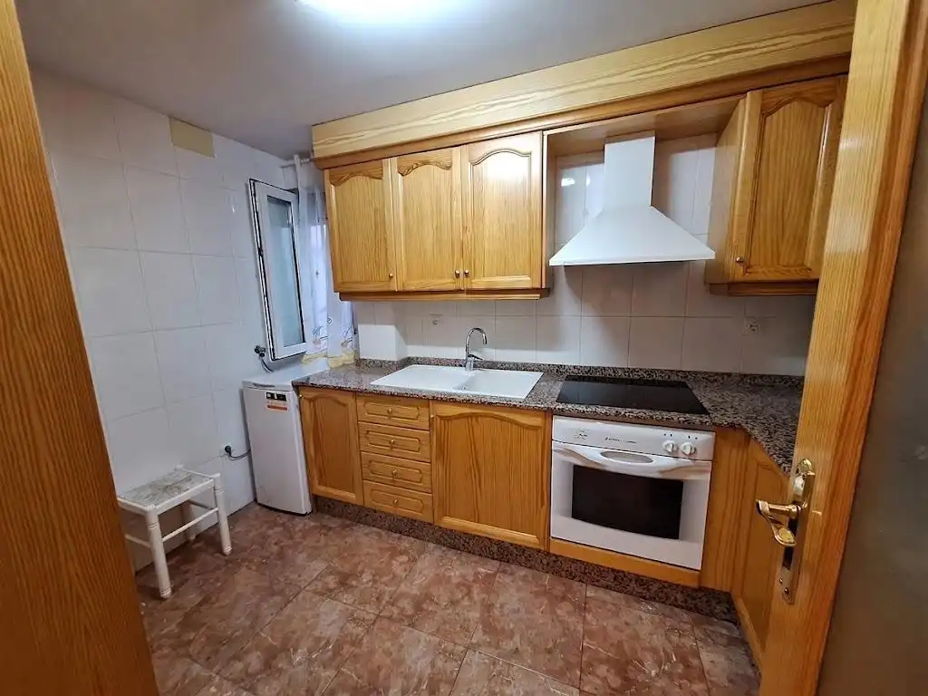 Kitchen of Flat for sale in Castalla  with Furnished and Balcony