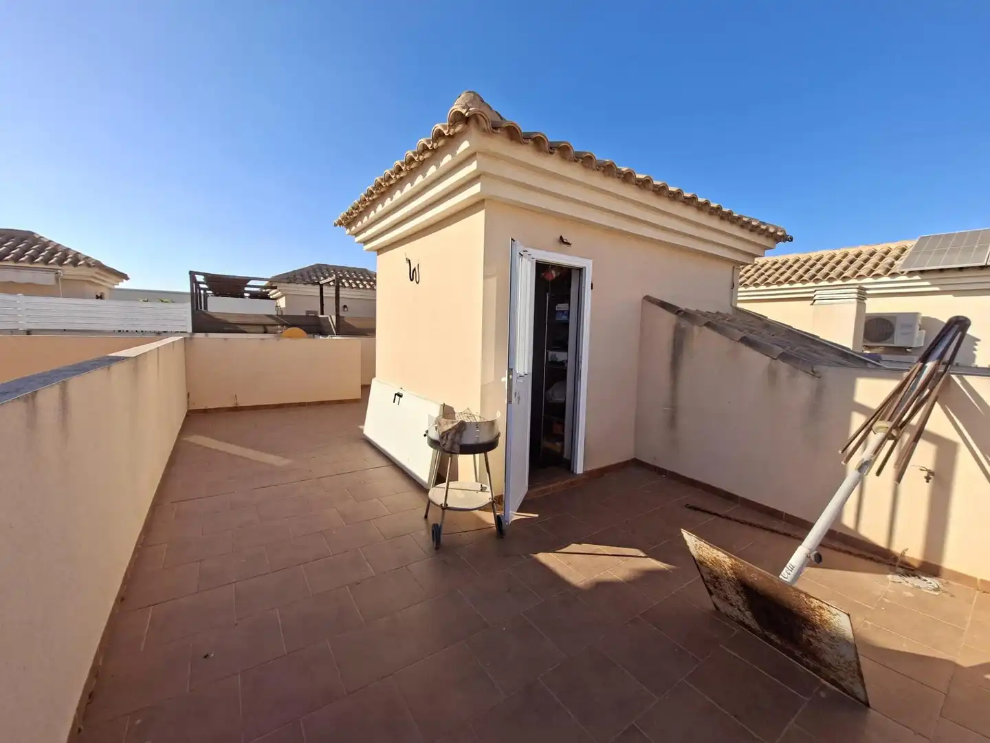 Terrassa de Casa adosada en venda en San Javier amb Aire condicionat, Jardí privat i Terrassa