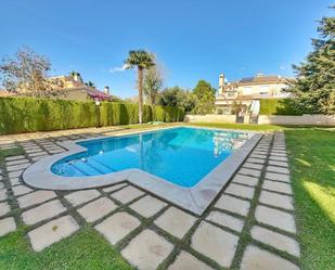 Swimming pool of Single-family semi-detached for sale in Petrer  with Heating, Private garden and Terrace